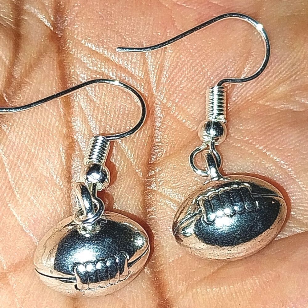 Super cute football sports earrings for women and kids